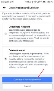 برنامج حذف حساب فيس بوك