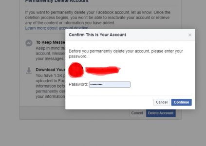 حذف حساب فيس بوك نهائيا فورا