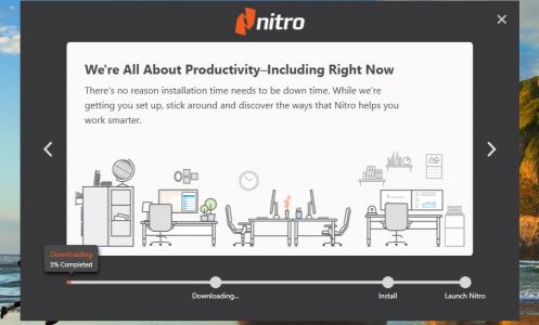 كيفية تثبيت برنامج Nitro’s free PDF Reader