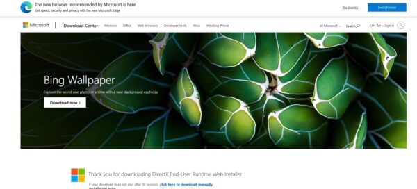 directx 11 windows 7 download and installer