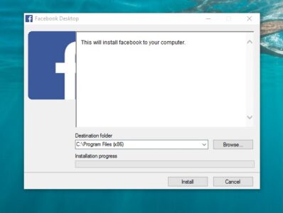 تحميل برنامج فيس بوك Facebook Desktop للكمبيوتر