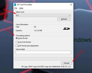 تحميل برنامج SD Formatter للكمبيوتر 2021