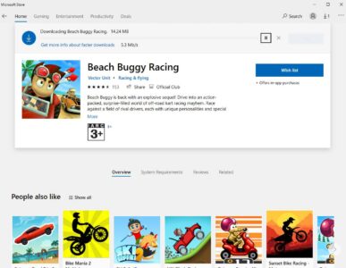 تحميل لعبة Beach Buggy Racing 2