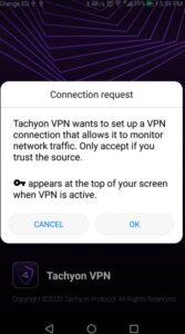 تنزيل برنامج Tachyon VPN
