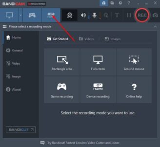 شرح التسجيل ببرنامج Bandicam