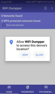شرح تطبيق WiFi Dumpper