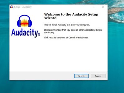 برنامج تسجيل الصوت للكمبيوتر Audacity
