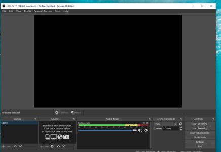 شرح استخدام برنامج OBS Studio شرح استخدام برنامج OBS Studio