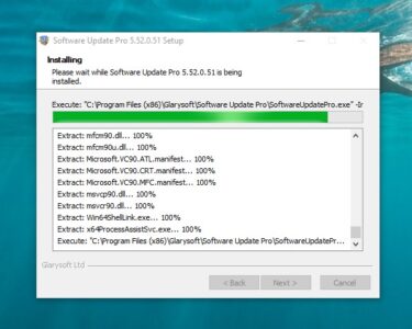تثبيت برنامج Software Update Pro