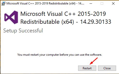  حل مشكلة runtime error عن طريق برنامج++Microsoft Visual c