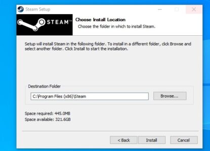 حساب على برنامج Steam للكمبيوتر كامل إنشاء حساب على برنامج Steam للكمبيوتر كامل