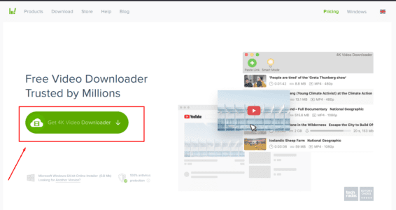 Video downloader from any website