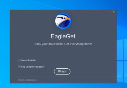 تثبيت EagleGet 2022 على الكمبيوتر