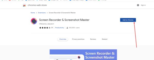 تحميل إضافة Screen Recorder & Screenshot Master