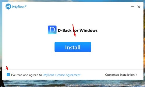 برنامج D-Back for Windows